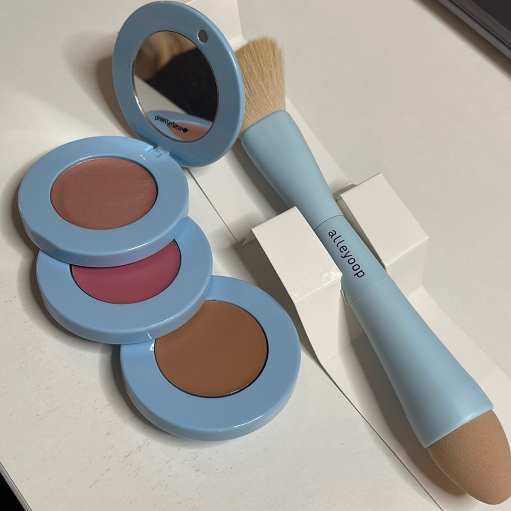 New alleyoop multi use face stacker and 4 in 1 makeup brush